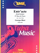 Entr'acte by Bizet Georges - Valta Jan - for Eb Bass and Piano (Eb Bass and Piano)