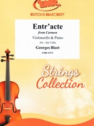 Entr'acte by Bizet Georges - Valta Jan - for Violoncello and Piano (Violoncello and Piano)