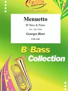 Menuetto by Bizet Georges - Valta Jan - for Bb Bass and Piano (Bb Bass and Piano)