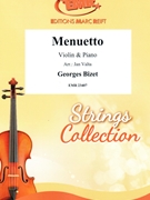 Menuetto by Bizet Georges - Valta Jan - for Violin and Piano (Violin and Piano)