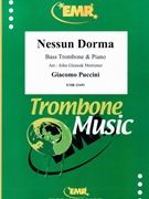 Nessun Dorma by Puccini Giacomo - Mortimer John Glenesk - for Bass Trombone and Piano (Bass Trombone and Piano)