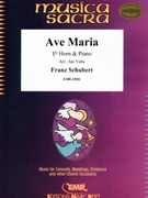 Ave Maria by Schubert Franz - Valta Jan - for Eb Horn and Piano (Eb Horn and Piano)