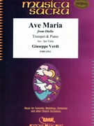 Ave Maria by Verdi Giuseppe - Valta Jan - for Trumpet and Piano (Trumpet and Piano)