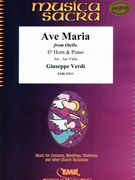 Ave Maria by Verdi Giuseppe - Valta Jan - for Eb Horn and Piano (Eb Horn and Piano)