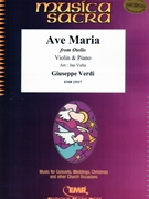 Ave Maria by Verdi Giuseppe - Valta Jan - for Violin and Piano (Violin and Piano)