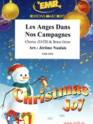 Les Anges Dans Nos Campagnes by Naulais Jerome for Chorus (Chorus (SATB) and Brass Octet (includes 20 parts of Chorus))