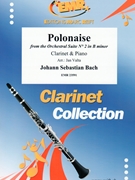 Polonaise by Bach Johann Sebastian - Valta Jan - for Clarinet and Piano (Clarinet and Piano)