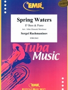 Spring Waters by Rachmaninoff Sergei - Mortimer John Glenesk - for Eb Bass and Piano (Eb Bass and Piano)