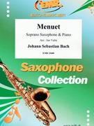 Menuet by Bach Johann Sebastian - Valta Jan - for Soprano Saxophone and Piano (Soprano Saxophone and Piano)