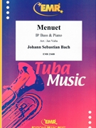 Menuet by Bach Johann Sebastian - Valta Jan - for Bb Bass and Piano (Bb Bass and Piano)