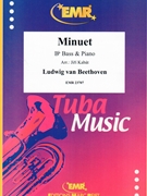 Minuet by Beethoven Ludwig van - Jiri Kabat - for Bb Bass and Piano (Bb Bass and Piano)