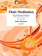 Thais Meditation by Massenet Jules - Valta Jan - for Flute and String Orchestra (Flute and String Orchestra)