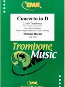 Concerto in D by Haydn Michael - Andrews David - for 2 Alto Trombones and Piano (2 Alto Trombones and Piano)