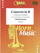 Concerto in D by Haydn Michael - Andrews David - for 2 Horns and Piano (2 Horns and Piano)