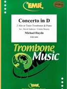 Concerto in D by Haydn Michael - Andrews David - for 2 Alto Trombones and Piano (2 Alto Trombones and Piano)
