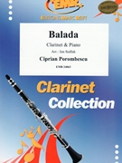 Balada by Porombescu Ciprian - Sedlak Jan - for Clarinet and Piano (Clarinet and Piano)