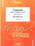 Concerto by Daetwyler Jean for 2 Trumpets 2 Trombones (2 Trumpets 2 Trombones)