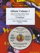 Album Volume 1 by Naulais Jerome for 2 Clarinets (2 Clarinets (Piano (Keyboard / Organ) optional + CD Play Back / Play Along ))