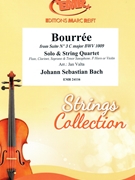 Bourree by Bach Johann Sebastian - Valta Jan - for Violin and String Quartet (Violin and String Quartet)
