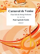 Carnaval de Venise by Genin Pierre-Agricole - Valta Jan - for String Orchestra (String Orchestra (Flute Solo))