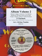 Album Volume 2 by Naulais Jerome for 2 Clarinets w/ Audio (2 Clarinets and CD Play Back / Play Along (Piano (Keyboard / Organ) optional + CD Play Back / Play Along ))