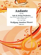 Andante by Mozart Wolfgang Amadeus - Valta Jan - for Flute and String Orchestra (Flute and String Orchestra)