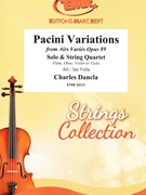 Pacini Variations by Dancla Charles - Valta Jan - for Flute and String Quartet (Flute and String Quartet)