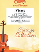 Vivace by Telemann Georg Philipp - Valta Jan - for Oboe and String Quartet (Oboe and String Quartet)