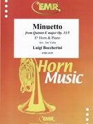 Minuetto by Boccherini Luigi - Valta Jan - for Eb Horn and Piano (Eb Horn and Piano)