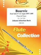 Bourree by Bach Johann Sebastian - Valta Jan - for Flute and Piano (Flute and Piano)