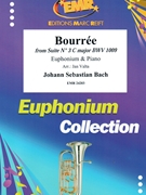 Bourree by Bach Johann Sebastian - Valta Jan - for Euphonium and Piano (Euphonium and Piano)