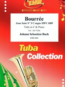 Bourree by Bach Johann Sebastian - Valta Jan - for Tuba and Piano (Tuba and Piano)