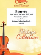 Bourree by Bach Johann Sebastian - Valta Jan - for Violoncello and Piano (Violoncello and Piano)