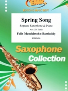Spring Song by Mendelssohn-Bartholdy Felix - Jiri Kabat - for Soprano Saxophone and Piano (Soprano Saxophone and Piano)