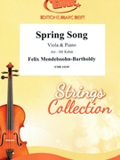 Spring Song by Mendelssohn-Bartholdy Felix - Jiri Kabat - for Viola and Piano (Viola and Piano)