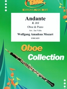 Andante by Mozart Wolfgang Amadeus - Valta Jan - for Oboe and Piano (Oboe and Piano)