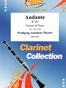Andante by Mozart Wolfgang Amadeus - Valta Jan - for Clarinet and Piano (Clarinet and Piano)