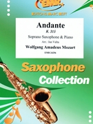 Andante by Mozart Wolfgang Amadeus - Valta Jan - for Soprano Saxophone and Piano (Soprano Saxophone and Piano)