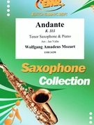 Andante by Mozart Wolfgang Amadeus - Valta Jan - for Soprano Saxophone and Piano (Soprano Saxophone and Piano)