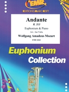 Andante by Mozart Wolfgang Amadeus - Valta Jan - for Euphonium and Piano (Euphonium and Piano)
