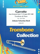 Gavotte by Bach Johann Sebastian - Valta Jan - for Trombone and Piano (Trombone and Piano)