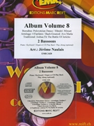 Album Volume 8 by Naulais Jerome for 2 Bassoons and Piano (2 Bassoons and Piano (Piano / Keyboard / Organ optional + CD Play Back / Play Along ))