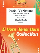 Pacini Variations by Dancla Charles - Valta Jan - for Eb Horn and Piano (Eb Horn and Piano)