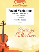 Pacini Variations by Dancla Charles - Valta Jan - for Viola and Piano (Viola and Piano)