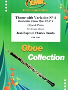 Theme with Variations # 4 by Dancla Charles - Mourey - for Oboe and Piano (Oboe and Piano)