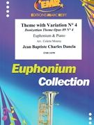 Theme with Variations # 4 by Dancla Charles - Mourey - for Euphonium and Piano (Euphonium and Piano)