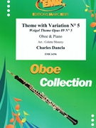 Theme with Variation # 5 by Dancla Charles - Mourey Colette - for Oboe and Piano (Oboe and Piano)