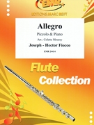Allegro by Fiocco Joseph-Hector - Mourey Colette - for Piccolo and Piano (Piccolo and Piano)
