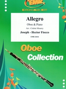 Allegro by Fiocco Joseph-Hector - Mourey Colette - for Oboe and Piano (Oboe and Piano)