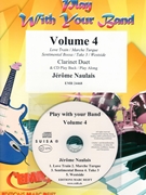 Play With Your Band Volume 4 by Naulais Jerome for 2 Clarinets (2 Clarinets (+ Play Back / Play Along CD optional))